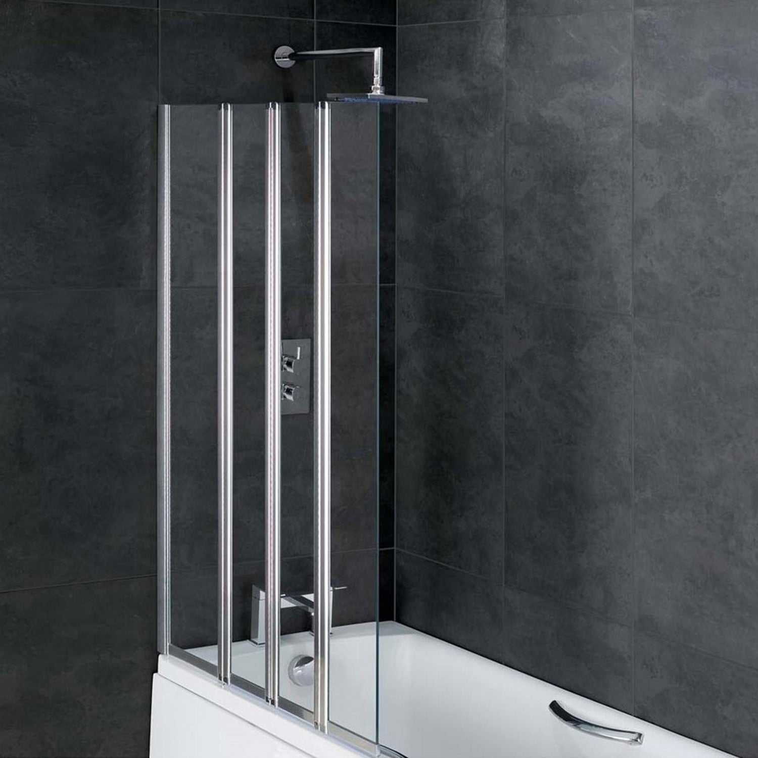 Beaufort Volente 1 Fixed & 3 Folding Left Hand 1000mm Bath Panel