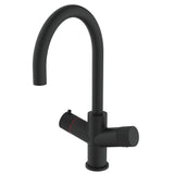 KoGE 3 in 1 Swan Spout Boiling Water Tap in Matt Black