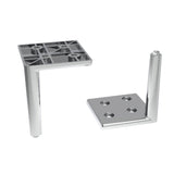 Bota 500mm Freestanding Vanity Unit and Basin in Earth Red Legs Chrome