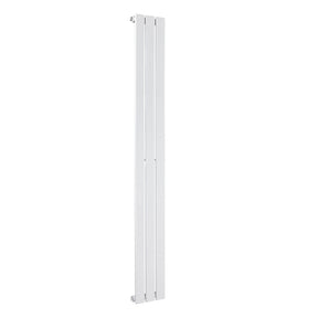 Bravo 1800 x 204mm White Vertical Single Designer Radiator