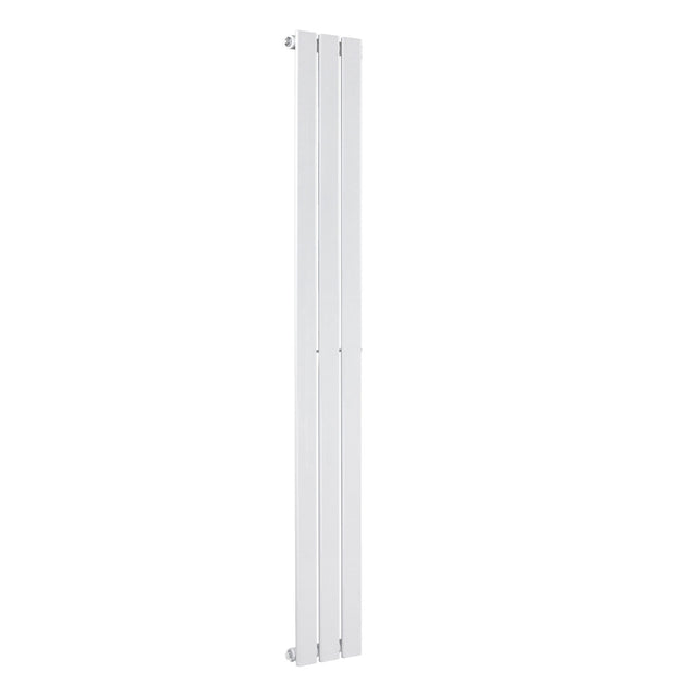 Bravo 1800 x 204mm White Vertical Single Designer Radiator