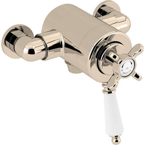 Bristan 1901 Exposed Concentric Bottom Outlet Shower Valve in Gold