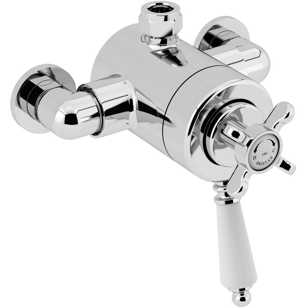 Bristan 1901 Exposed Concentric Top Outlet Shower Valve in Chrome