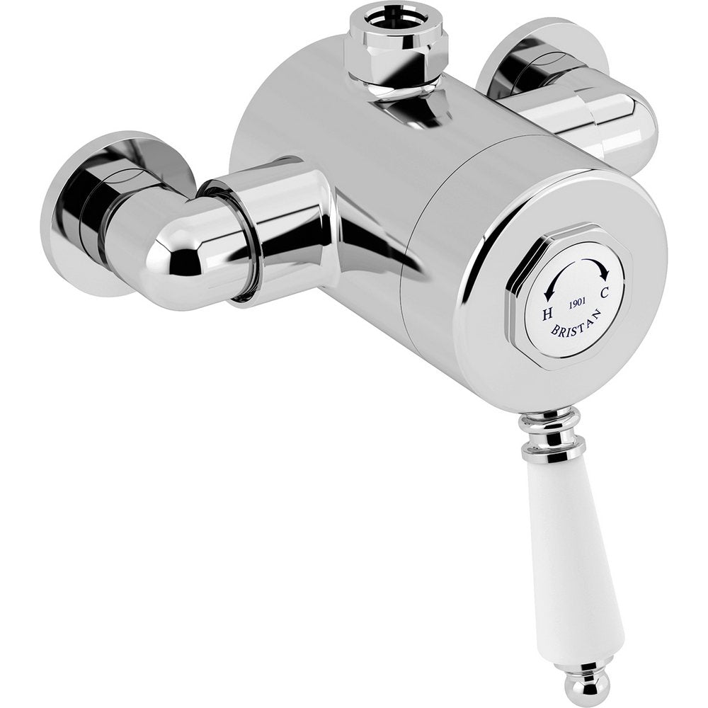 Bristan 1901 Exposed Sequential Top Outlet Shower Valve in Chrome