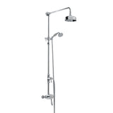 Bristan 1901 Thermostatic Exposed Single Control Shower Valve with Rigid Riser Kit
