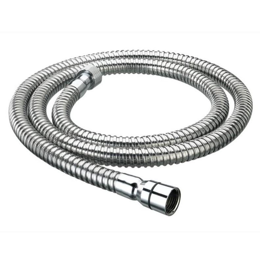 Bristan 2.00m Cone to Nut Stainless Steel Shower Hose 8mm Bore In Chrome