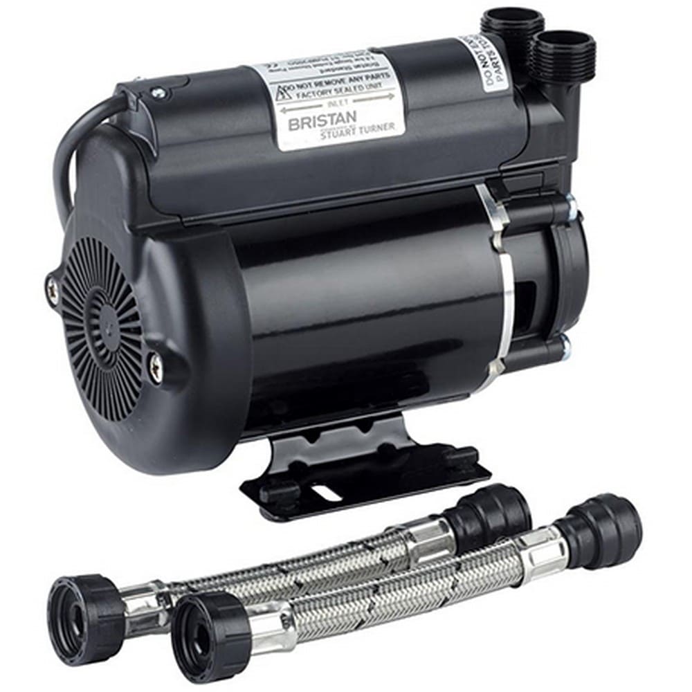 STPUMP20SG Bristan 2.0 Bar Single Ended Shower Pump Powered By Stuart Turner