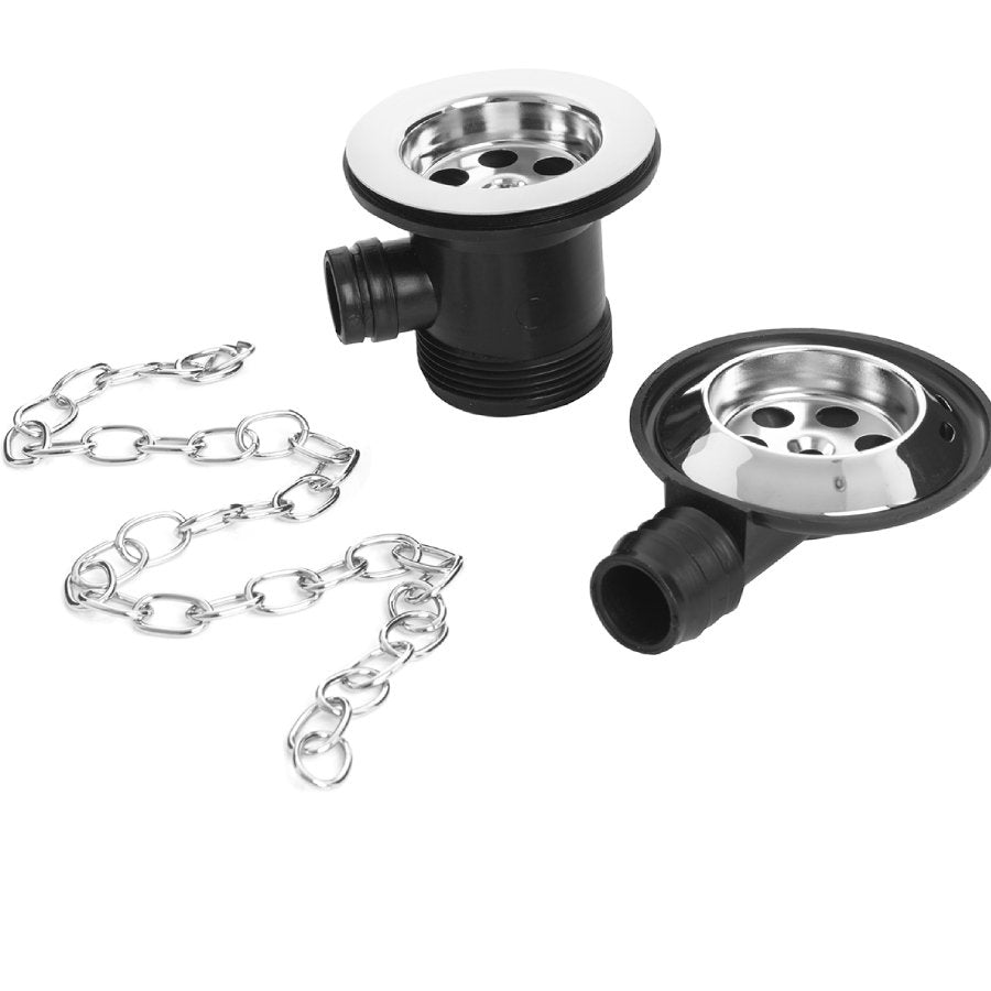 Bristan ABS Slotted Bath Waste with Chrome Plug and Chain