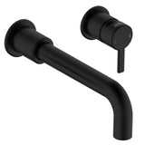 AL2THWMBASBLK Bristan Altum Black 2TH Wall Mounted Basin Mixer