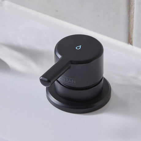 AL3THBASBLK Bristan Altum Black 3TH Deck Mounted Basin Mixer Cold Water Handle
