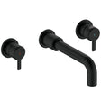AL3THWMBFBLK Bristan Altum Black 3TH Wall Mounted Bath Filler