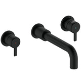 AL3THWMBFBLK Bristan Altum Black 3TH Wall Mounted Bath Filler