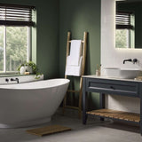 AL3THWMBFBLK Bristan Altum Black 3TH Wall Mounted Bath Filler Bathroom Setting