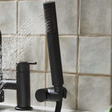ALBSMBLK Bristan Altum Black Bath Shower Mixer Rub Clean Handset