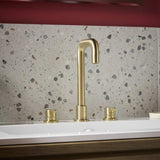 AL3THBASBB Bristan Altum Brushed Brass 3TH Deck Mounted Basin Mixer Lifestyle