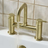 ALBFBB Bristan Altum Brushed Brass Bath Filler Lifestyle