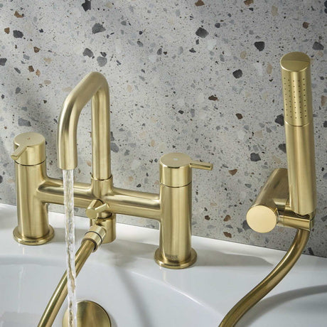 ALBSMBB Bristan Altum Brushed Brass Bath Shower Mixer Lifestyle