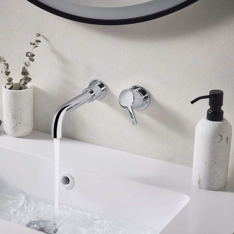 AL2THWMBASC Bristan Altum Chrome 2TH Wall Mounted Basin Mixer Lifestyle