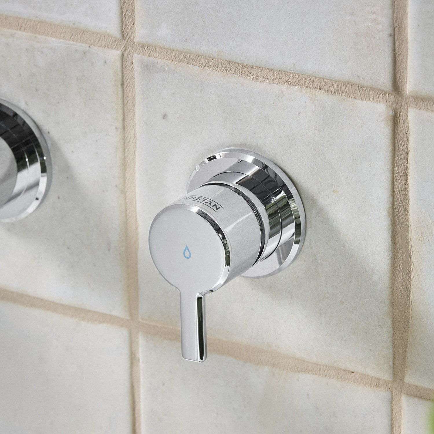 AL3THWMBFC Bristan Altum Chrome 3TH Wall Mounted Bath Filler Cold Water Handle