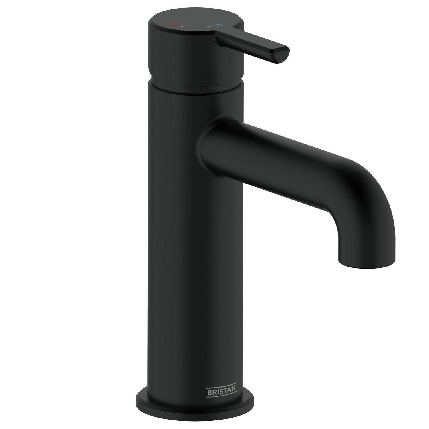 ALESBASBLK Bristan Altum Eco Start Black Basin Mixer with Waste