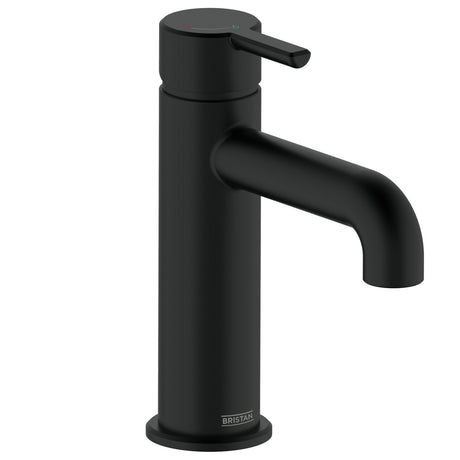ALESBASBLK Bristan Altum Eco Start Black Basin Mixer with Waste