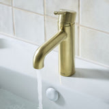 ALESBASBB Bristan Altum Eco Start Brushed Brass Basin Mixer with Waste Lifestyle
