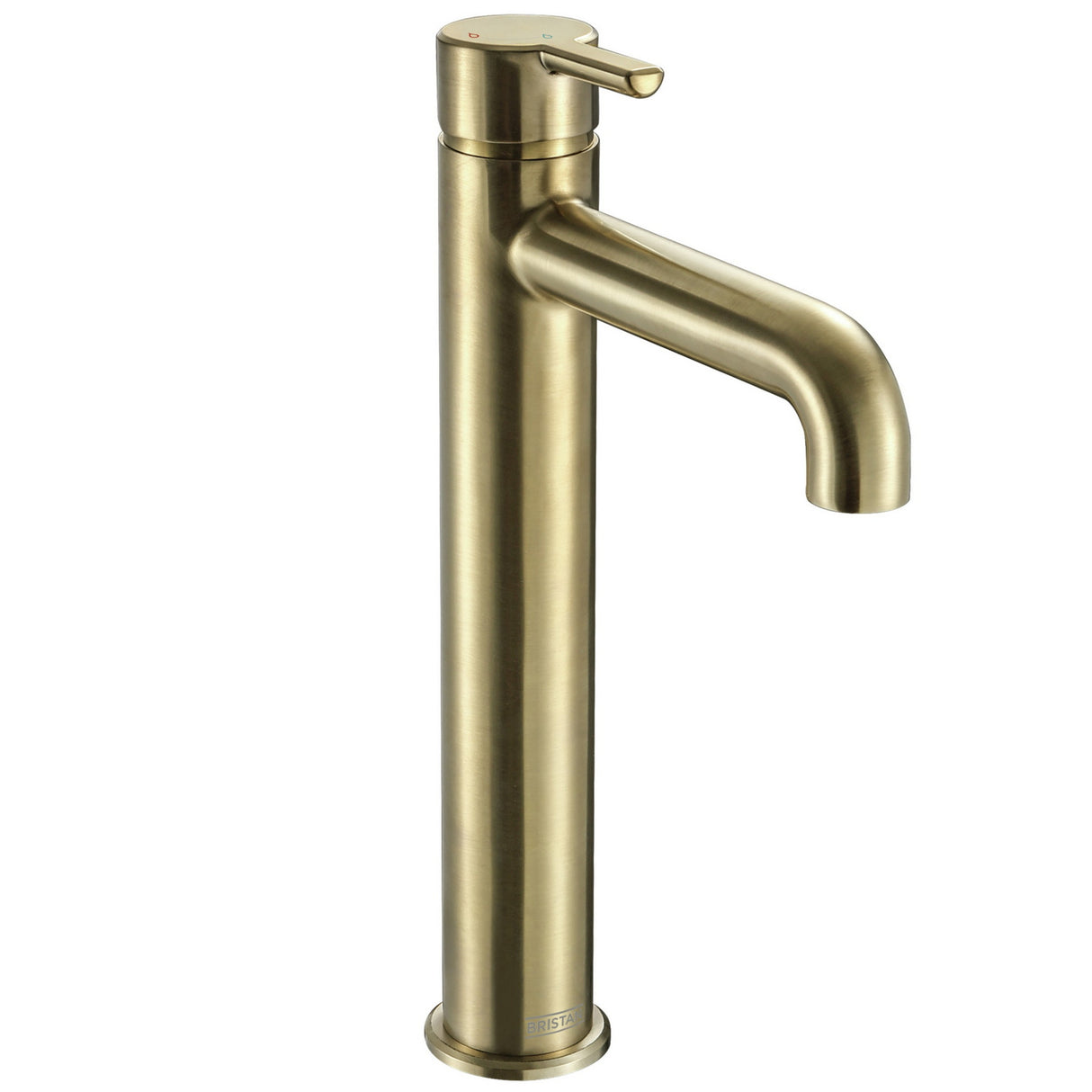 ALESTBASBB Bristan Altum Eco Start Brushed Brass Tall Basin Mixer with Waste