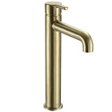 ALESTBASBB Bristan Altum Eco Start Brushed Brass Tall Basin Mixer with Waste