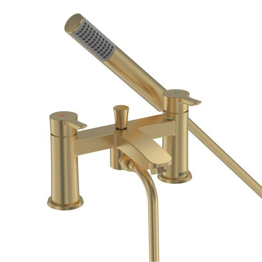 Bristan Apelo Bath Shower Mixer in Brushed Brass