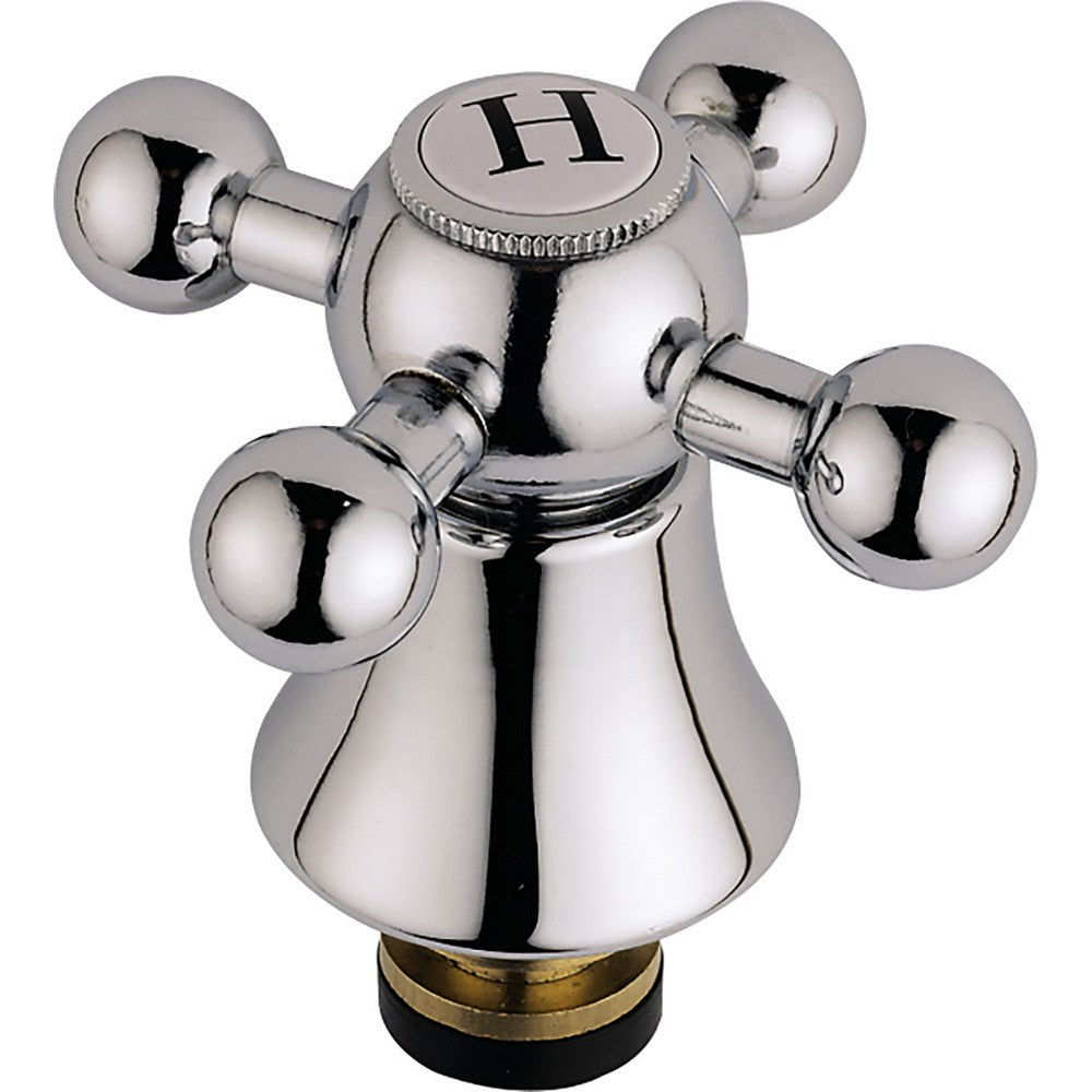 Bristan Basin Tap Reviver with Traditional Handles in Chrome