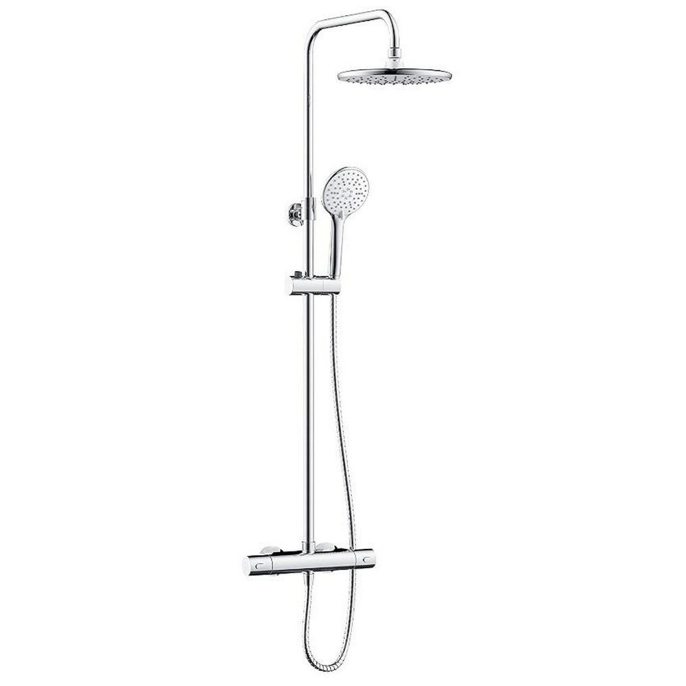 Bristan Buzz2 Thermostatic Bar Shower with Rigid Riser in Chrome