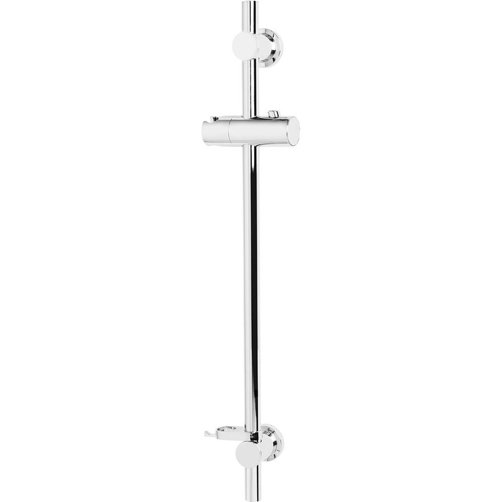 Bristan Cascade Shower Riser Rail with Adjustable Position Bracket in Chrome