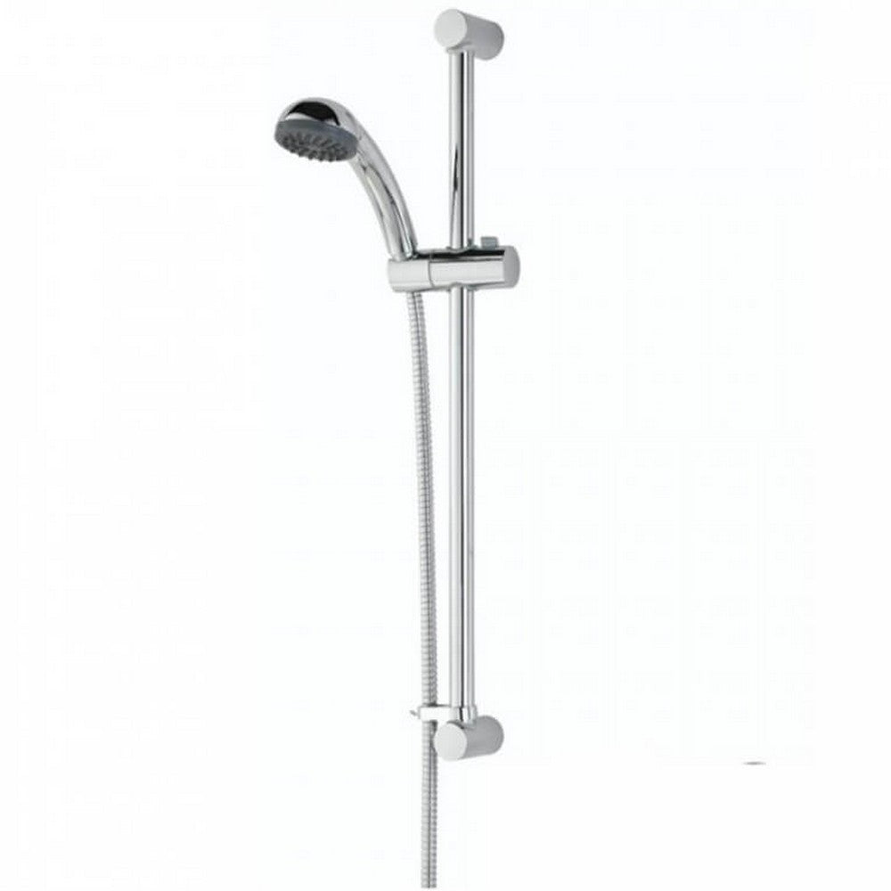 Bristan Chrome Slide Rail Shower Kit With Rub Clean Handset