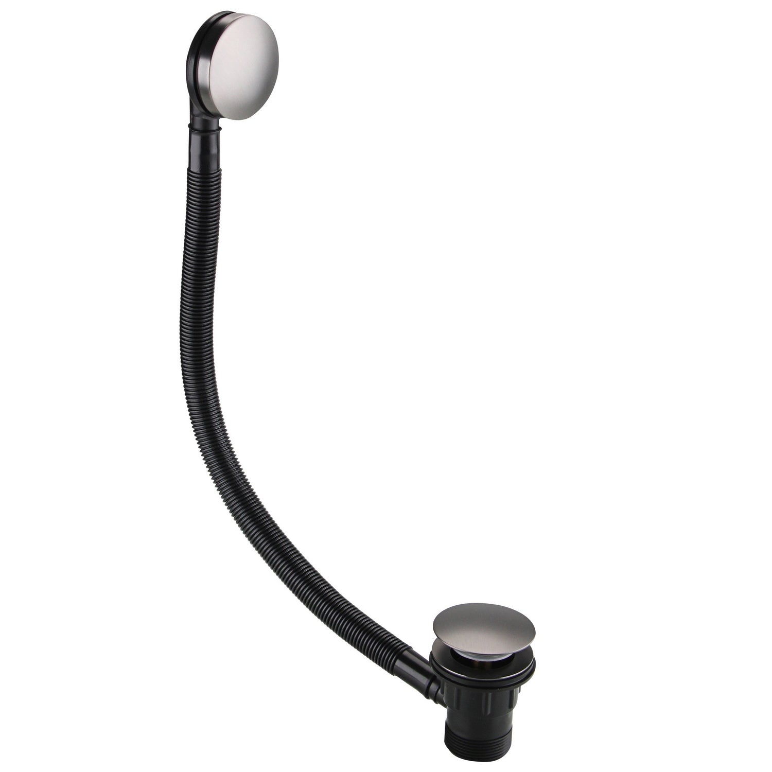 WBATH03GM Bristan Clicker Bath Waste with Overflow in Gunmetal