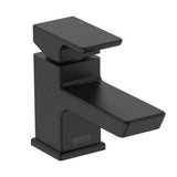 Bristan Cobalt Basin Mixer with Clicker Waste in Black
