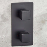 Bristan Cobalt Concealed Shower Pack with Fixed Head and Handset in Matt Black lifestyle 3
