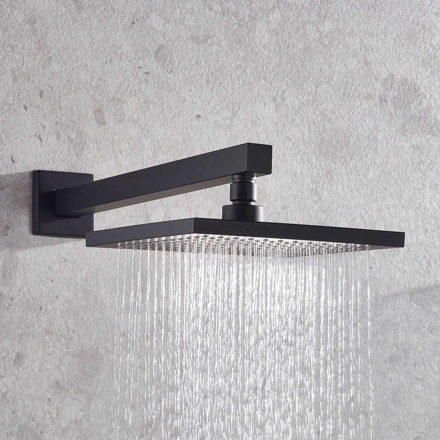 Bristan Cobalt Concealed Shower Pack with Fixed Head and Handset in Matt Black lifestyle 4