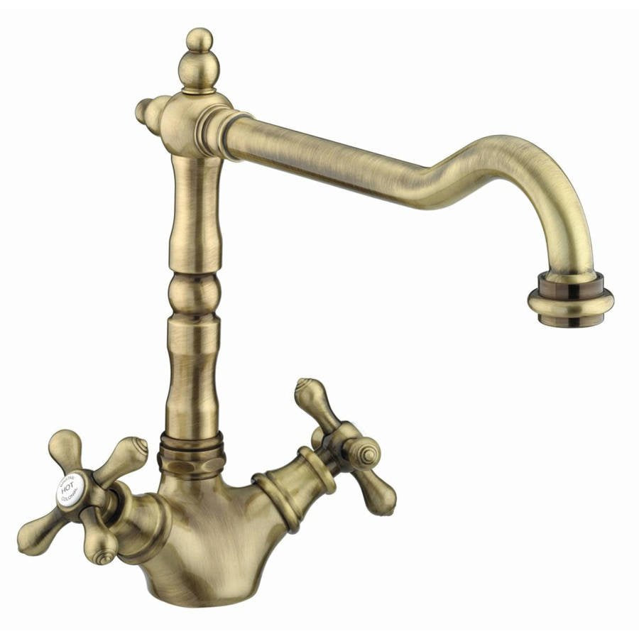 Bristan Colonial Easyfit Kitchen Sink Mixer in Antique Bronze