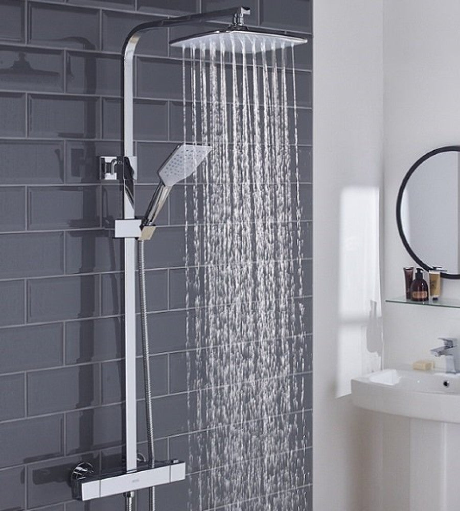 Bristan Craze2 Adjustable Rigid Riser Diverter Bar Shower Mixer in Chrome lifestyle