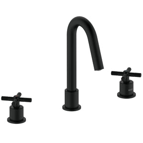 CRU3THBASBLK Bristan Cruzar Black 3TH Basin Mixer