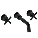 CRU3THWMBFBLK Bristan Cruzar Black 3TH Wall Mounted Bath Filler