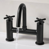 CRUBFBLK Bristan Cruzar Black Bath Filler Close Up