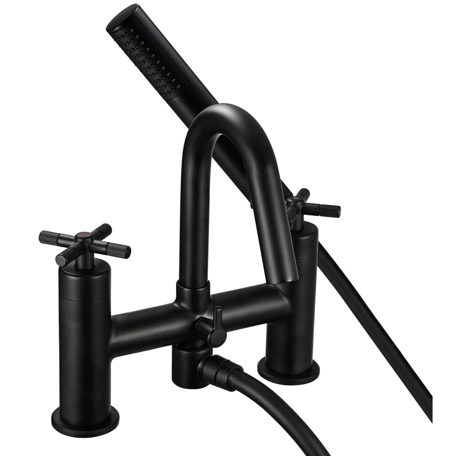 CRUBSMBLK Bristan Cruzar Black Bath Shower Mixer