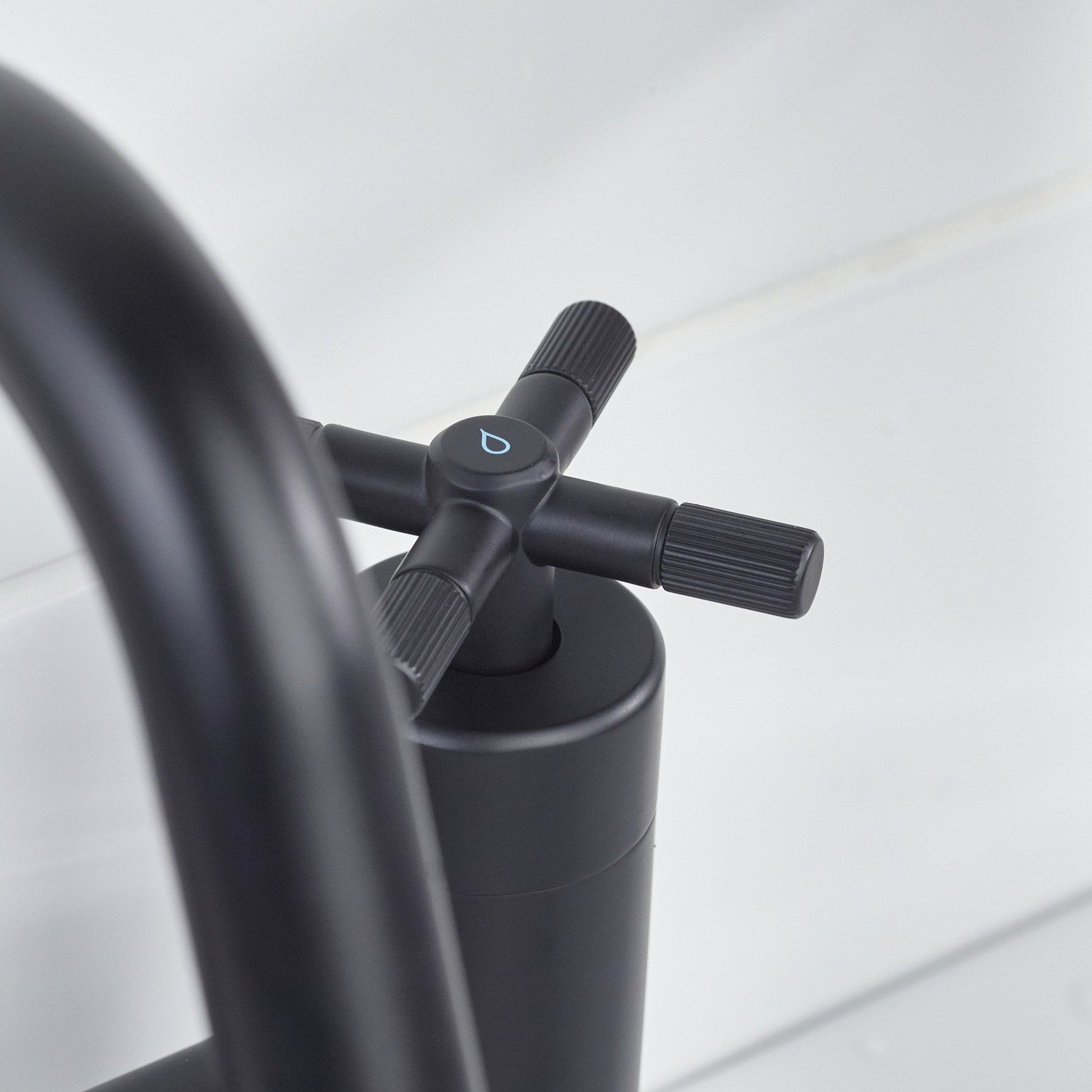 CRUBSMBLK Bristan Cruzar Black Bath Shower Mixer Cold Water Handle