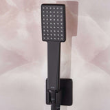 CRUZARBLKSHWRPK2 Bristan Cruzar Black Shower Pack with Fixed Head and Wall Outlet Handset Close Up