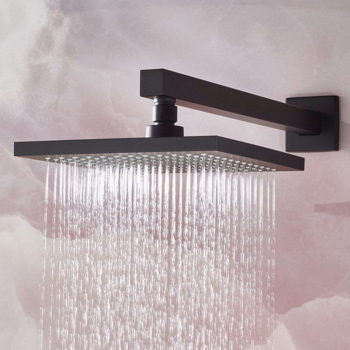 CRUZARBLKSHWRPK2 Bristan Cruzar Black Shower Pack with Fixed Head and Wall Outlet Handset Drench Head