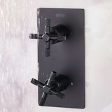 CRUZARBLKSHWRPK2 Bristan Cruzar Black Shower Pack with Fixed Head and Wall Outlet Handset Shower Valve