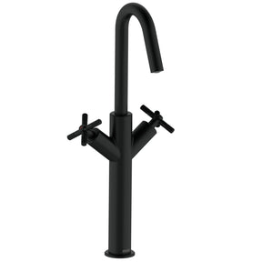 CRUTBASBLK Bristan Cruzar Black Tall Basin Mixer with Waste