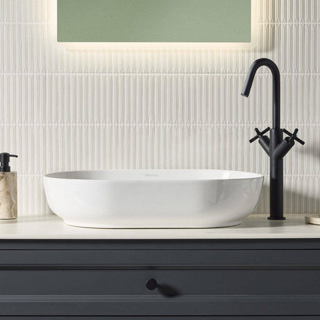 CRUTBASBLK Bristan Cruzar Black Tall Basin Mixer with Waste Lifestyle