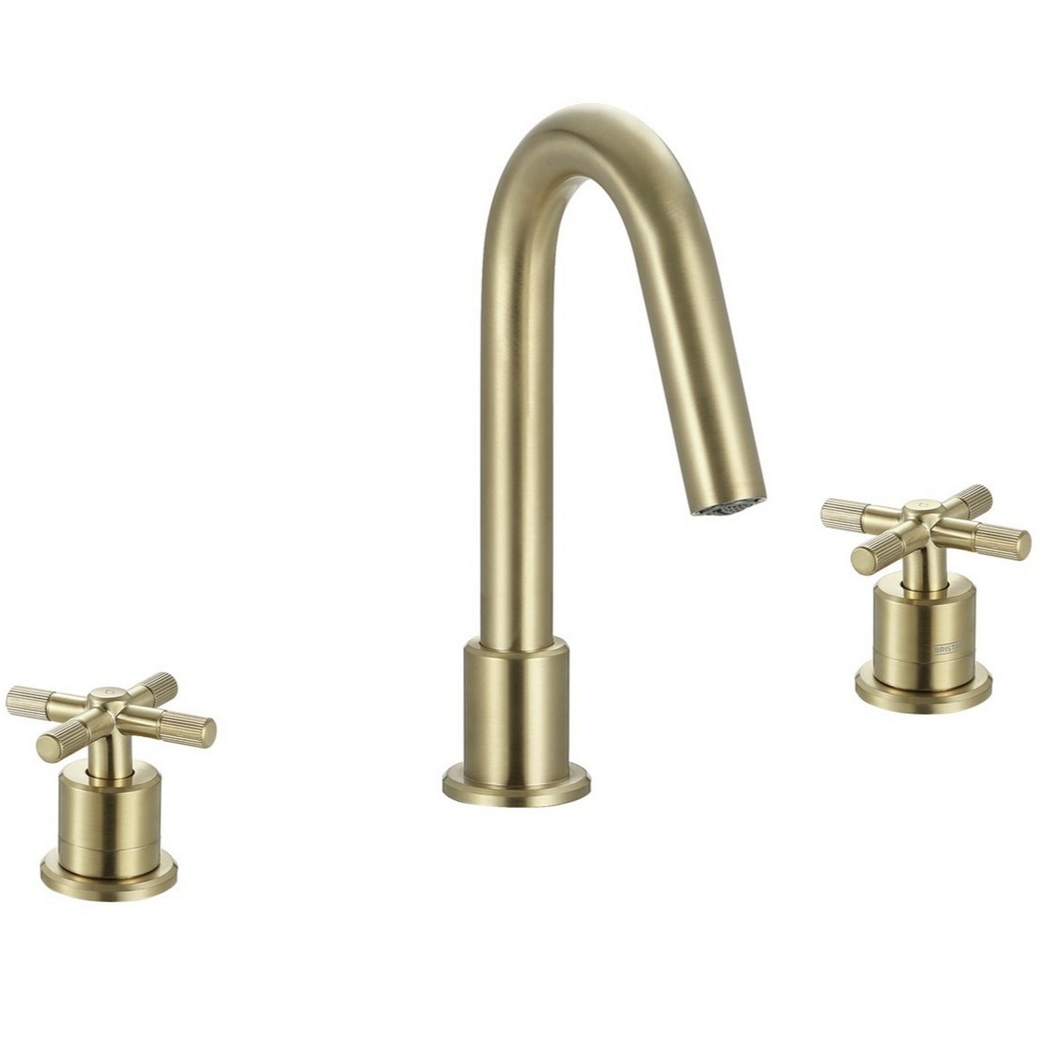 CRU3THBASBB Bristan Cruzar Brushed Brass 3TH Basin Mixer